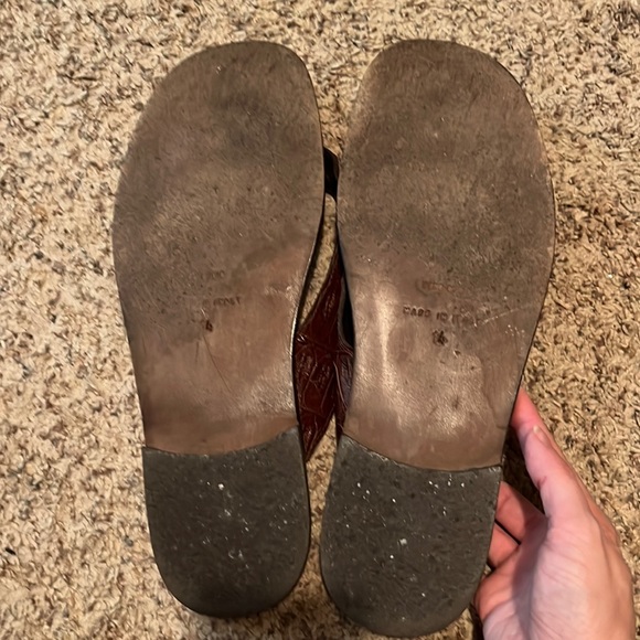 Mauri Men’s designer Italian leather sandals- alligator skin - Picture 2 of 2